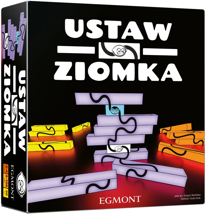 Gra konstrukcyjna Ustaw Ziomka Egmont PAP – plansza i elementy do układania