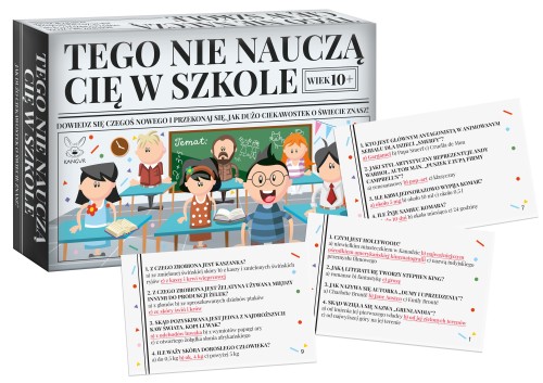 Edukacyjna gra quizowa KANGUR - zestaw 54 kart z pytaniami o świecie dla dzieci