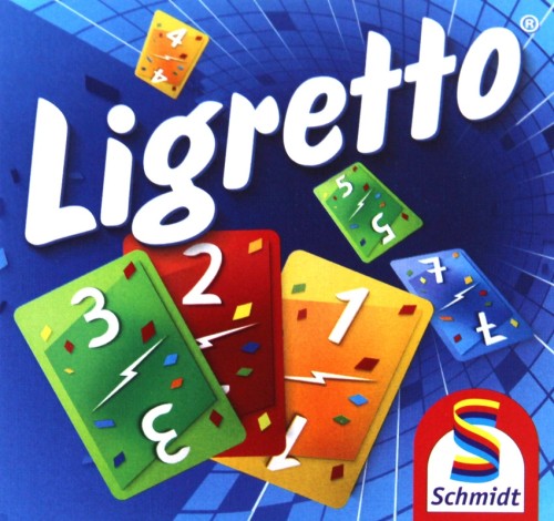 Ligretto Niebieskie Pudełko G3, szybka gra karciana dla rodziny