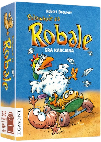 Polowanie na Robale – taktyczna gra karciana Egmont PAP, pudełko i karty
