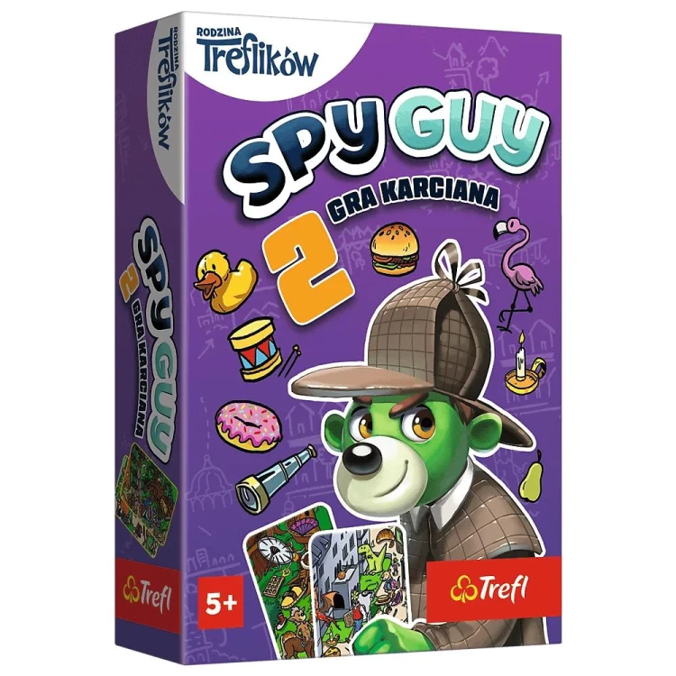 Spy Guy 2 karciana gra obserwacyjna dla dzieci Trefl PAP z kartami 167x120 mm