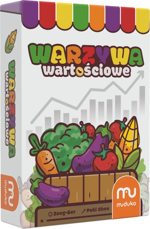Plansza i karty do gry karcianej Warzywa wartościowe od Muduko PAP