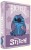Zbliżenie na grafikę talii kart Disney Stitch Purple – postać Sticha w fioletowej wersji