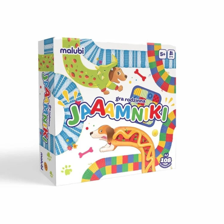 Jaaamniki Malubi, rodzinna gra logiczna z kafelkami do łączenia jamników