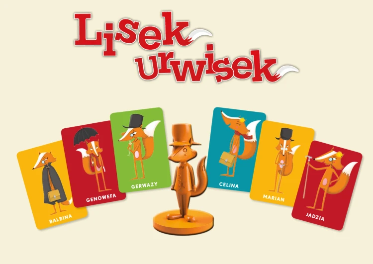 Zbliżenie na detektor i pionki detektywów w grze kooperacyjnej Lisek Urwisek NASZA KSIĘGARNIA