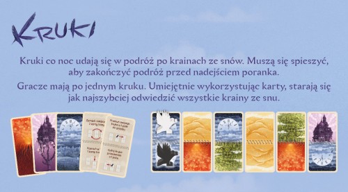 Elementy gry Kruki – karty i instrukcja od NASZA KSIĘGARNIA