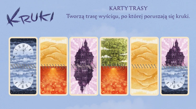 Plansza do gry Kruki z motywem krain snów, NASZA KSIĘGARNIA