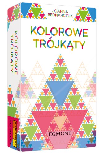 Kolorowe Trójkąty Egmont PAP, gra logiczna z kafelkami w kształcie trójkątów