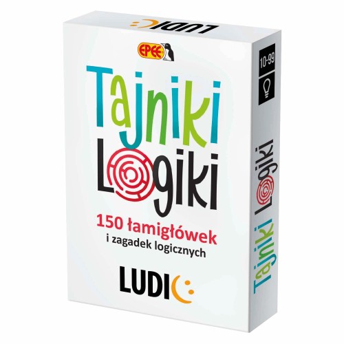 Gra logiczna Tajniki Logiki Epee 150 łamigłówek na 50 kartach 133x95 mm