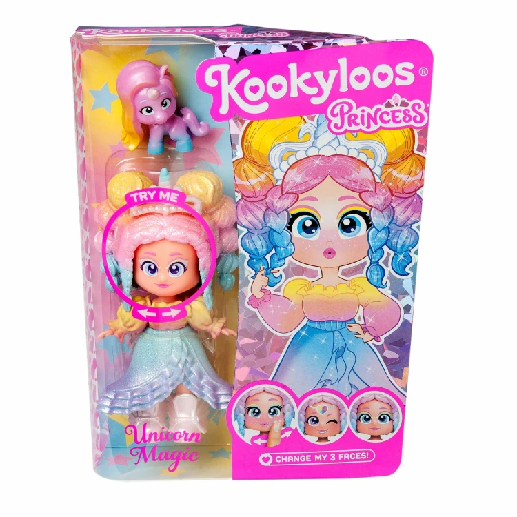 Zestaw laleczek KookyLoos Princess w opakowaniu display, mix wzorów