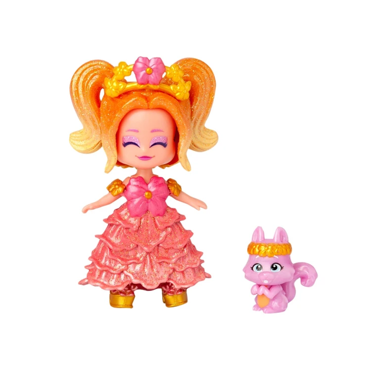 Zbliżenie na twarze laleczek KookyLoos Princess z kolekcji Magic Box Toys Polska