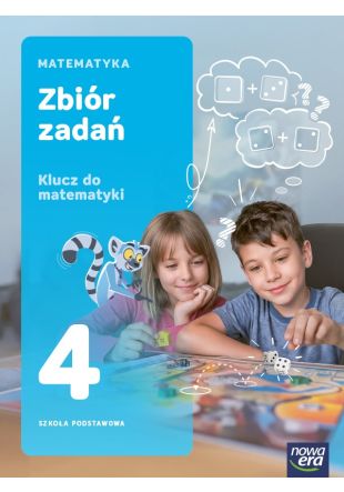 Okładka zbioru zadań Klucz do matematyki 4 Nowa Era w formacie 240x170x1 mm