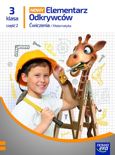 Zeszyt ćwiczeń matematyka klasy 3 część 2 wydawnictwa Nowa Era - okładka z kolorową grafiką