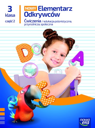 Okładka zeszytu ćwiczeń Nowy Elementarz Odkrywców 3 część 2 wydawnictwa Nowa Era, format 275x205 mm