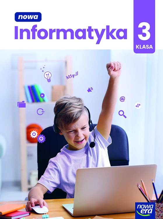 Zeszyt ćwiczeń Nowa Informatyka Nowa Era 2025 dla klasy 3 szkoły podstawowej w formacie 275x205x1 mm