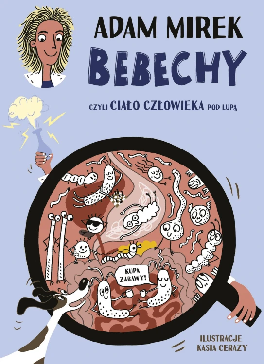 Okładka książki edukacyjnej Bebechy o anatomii człowieka od wydawnictwa Znak Emotikon