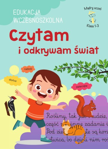 Czytam i odkrywam świat – ćwiczenia edukacyjne dla klas 1–3 SBM – okładka książki w formacie 284x207x1 mm