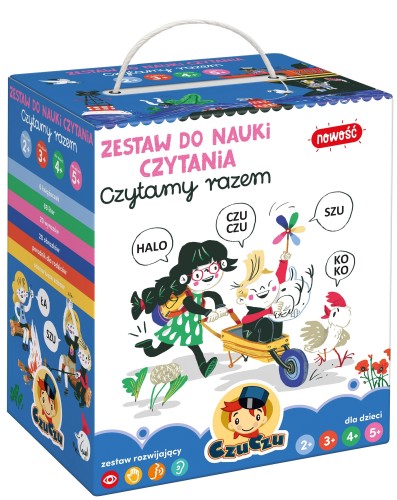 Czytamy razem – zestaw edukacyjny do nauki czytania dla dzieci, wydawnictwo Bright Junior Media