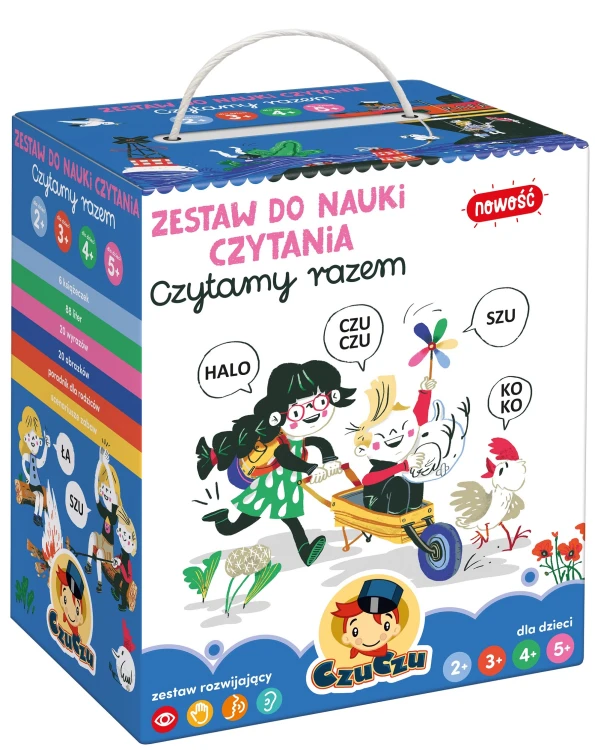 Czytamy razem – zestaw edukacyjny do nauki czytania dla dzieci, wydawnictwo Bright Junior Media