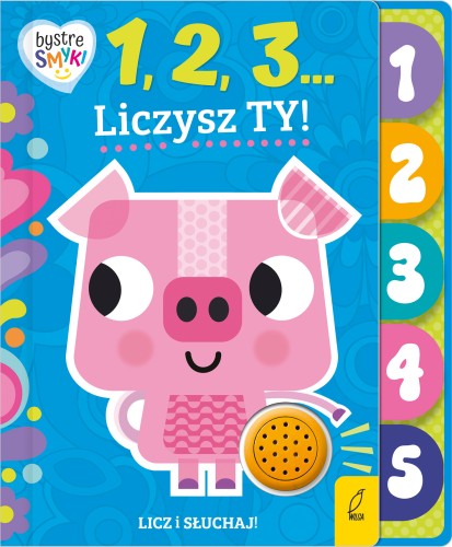 Interaktywna książeczka edukacyjna Bystre smyki z barwnymi ilustracjami i dźwiękami Wilga