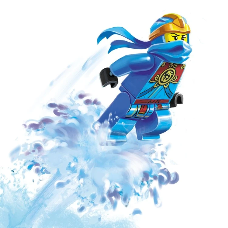 Widok żetonów i kart podczas rozgrywki LEGO Ninjago Przygody Perły Przeznaczenia