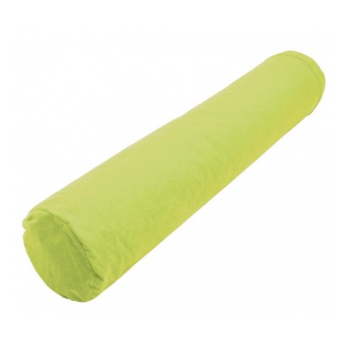 Zbliżenie na wałek 140 cm w kolorze zielonym, pokazujące strukturę materiału poszewki i proporcje średnicy 30 cm