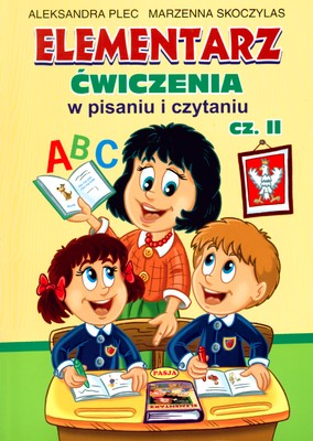 Elementarz do nauki czytania i pisania Pasja, widok okładki książki w formacie 296x210x12 mm