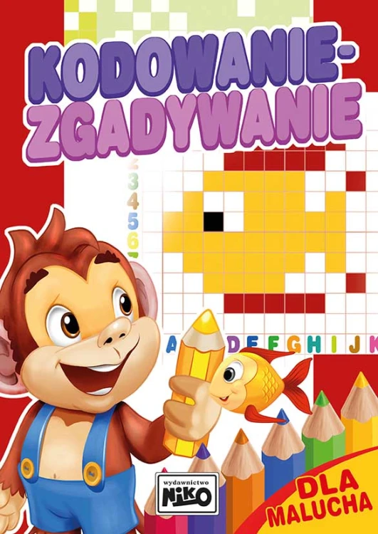Kodowanie-Zgadywanie dla malucha – książka edukacyjna Niko z ćwiczeniami kodowania dla dzieci