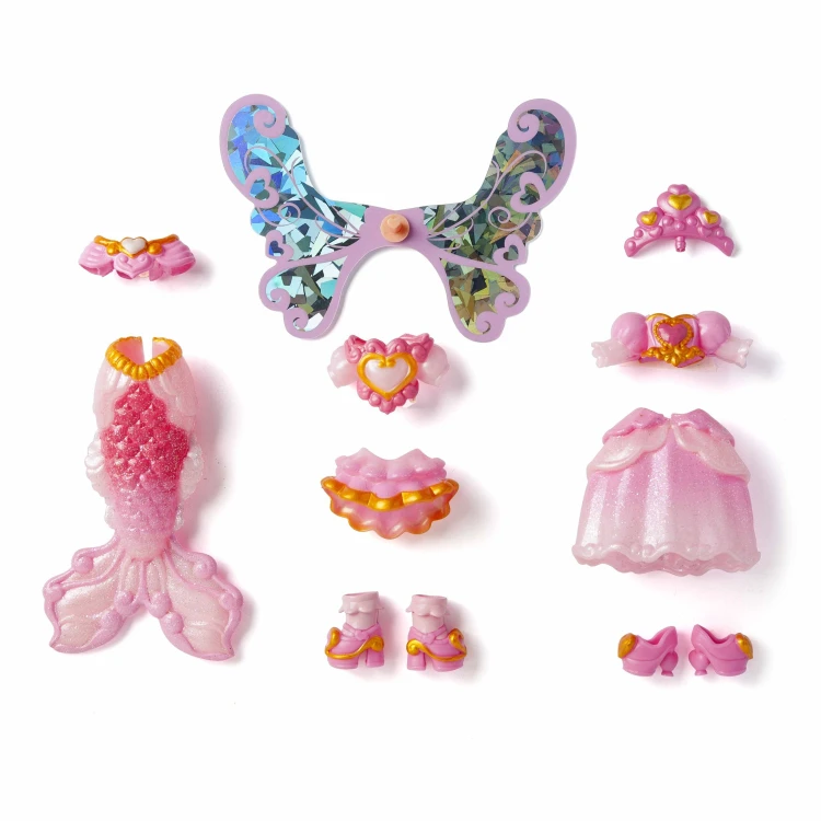 Stylowa opaska i buty do lalki KookyLoos Fairytale Mix &amp; Match Hearts