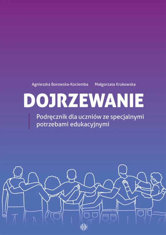 Podręcznik o dojrzewaniu Harmonia podręczniki, okładka książki dla uczniów ze specjalnymi potrzebami