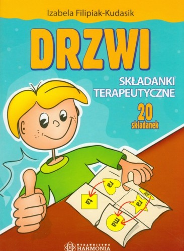 Okładka składanki terapeutycznej Drzwi HARMONIA do nauki czytania sylabowego i pisania