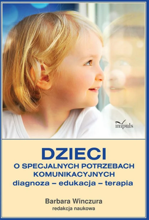 Książka o specjalnych potrzebach komunikacyjnych IMPULS, okładka publikacji