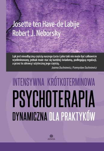 Okładka podręcznika ISTDP HARMONIA prezentująca intensywną krótkoterminową psychoterapię dynamiczną w formacie 240x175x2 mm