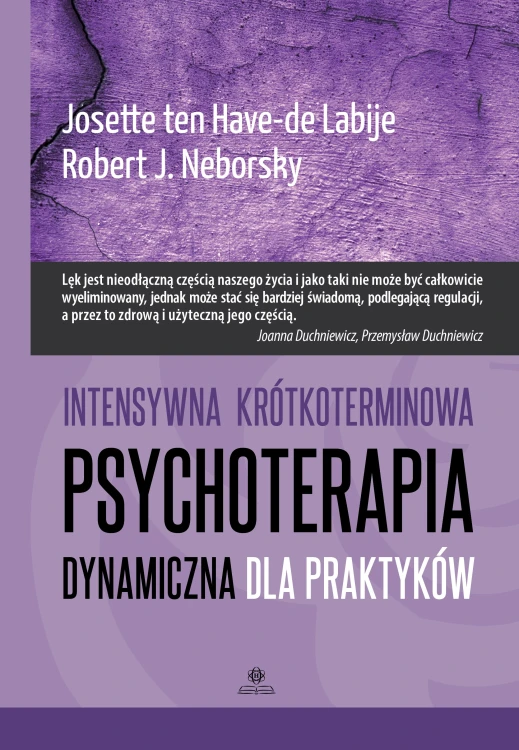Okładka podręcznika ISTDP HARMONIA prezentująca intensywną krótkoterminową psychoterapię dynamiczną w formacie 240x175x2 mm