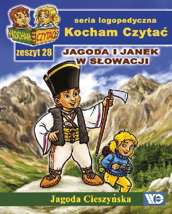 Zeszyt edukacyjny Kocham Czytać 28 – Jagoda i Janek w Słowacji od Wydawnictwa Edukacyjnego, widok okładki