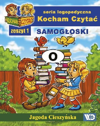 Zeszyt 1 Kocham Czytać samogłoski z miękką okładką wydany przez Wydawnictwo Edukacyjne