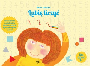 Okładka książki Lubię liczyć wydawnictwa HARMONIA z kolorowymi ilustracjami matematycznymi dla dzieci