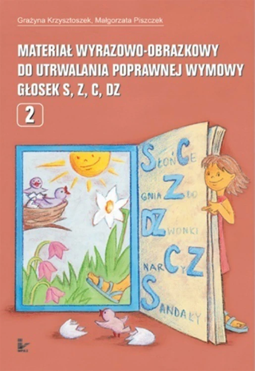 Książka logopedyczna IMPULS z materiałem do ćwiczeń głosek S, Z, C i DZ