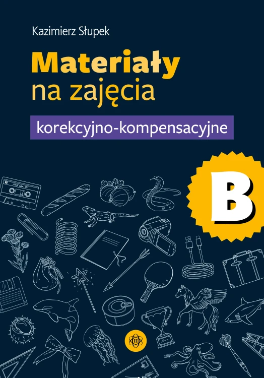 Materiały na zajęcia korekcyjno-kompensacyjne Harmonia podręczniki – okładka książki formatu 295x205 mm dla uczniów klas 1-3