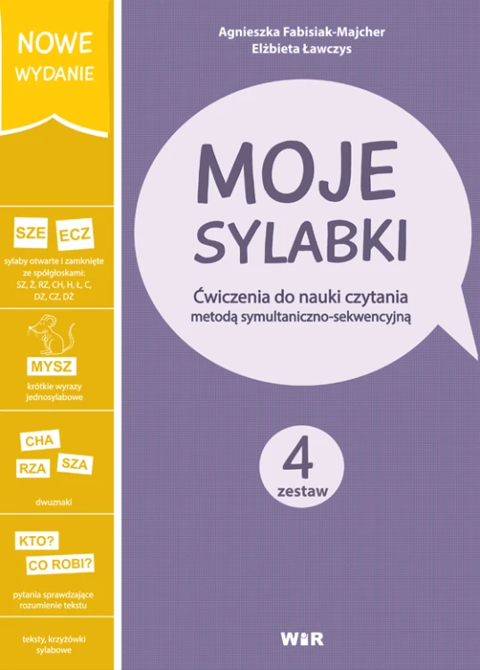 Moje sylabki 4 Wir (T) – teczka z ćwiczeniami do nauki czytania metodą sylabową