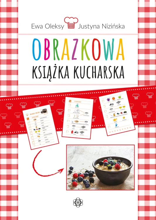 Obrazkowa książka kucharska HARMONIA z przepisami pokazanymi na zdjęciach i symbolach