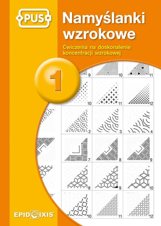 Namyślanki wzrokowe EPIDEIXIS - dwuczęściowy zestaw książeczek do ćwiczeń percepcji wzrokowej i koncentracji dla dzieci