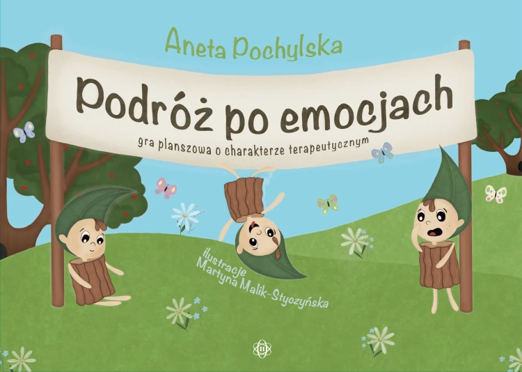 Gra planszowa Podróż po emocjach Harmonia podręczniki - plansza i elementy gry rozwijające kompetencje emocjonalne dzieci 4-10 lat