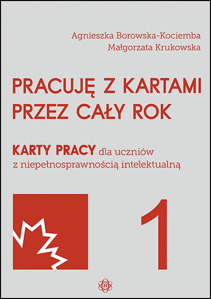 Okładka książki Pracuję z kartami przez cały rok 1 wydawnictwa Harmonia podręczniki