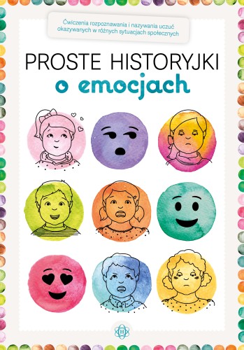 Okładka książki Proste historyjki o emocjach wydawnictwa HARMONIA w formacie 293x205x1 mm