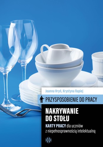 Karty pracy nakrywanie do stołu Harmonia podręczniki w formacie 294x207x1 mm na stole