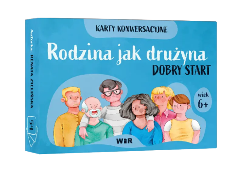 Rodzina jak drużyna – 54 karty konwersacyjne Wir (T) dla dzieci od 6 lat.