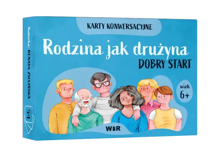Rodzina jak drużyna – 54 karty konwersacyjne Wir (T) dla dzieci od 6 lat.