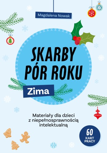 Okładka książki Skarby pór roku. Zima z Harmonia, materiały terapeutyczne dla dzieci