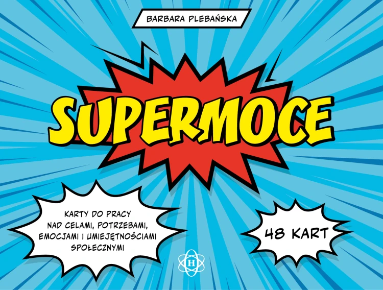Publikacja Supermoce Harmonia podręczniki, karty terapeutyczne do rozmów o emocjach i potrzebach.